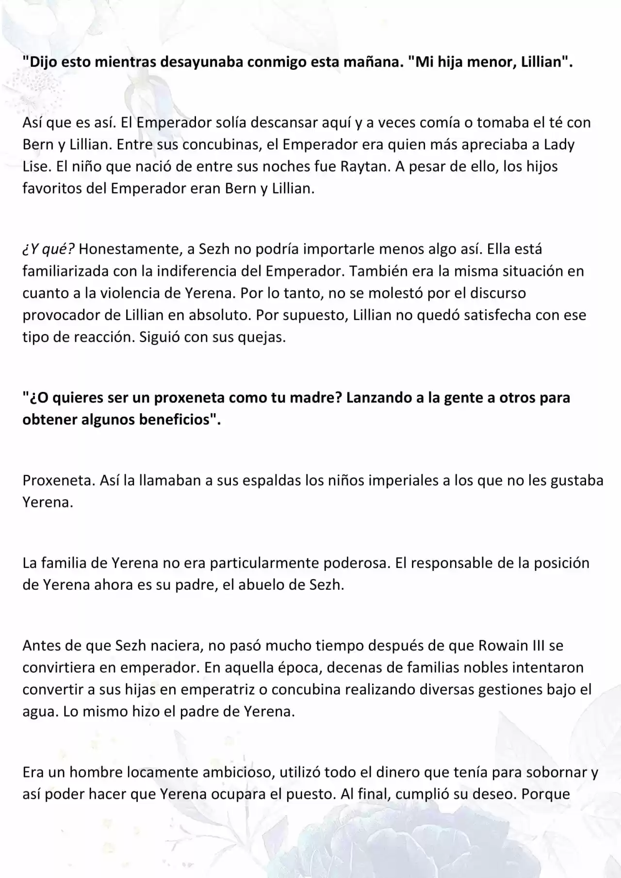 La Muñeca Amada Del Tirano. (Novela) - Capítulo 40 - Página 5 - LectorTMOo
