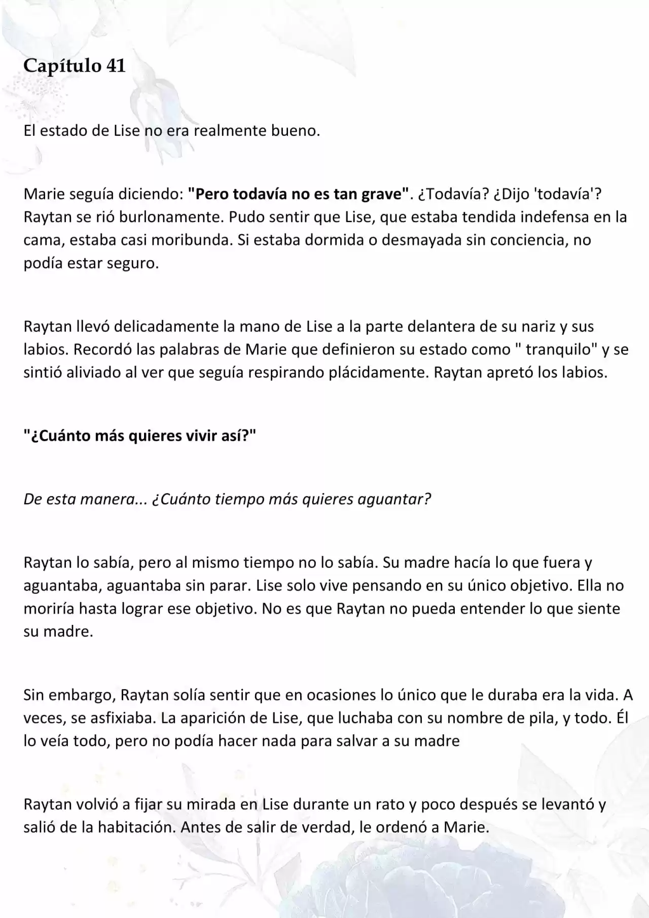 La Muñeca Amada Del Tirano. (Novela) - Capítulo 41 - Página 1 - LectorTMOo