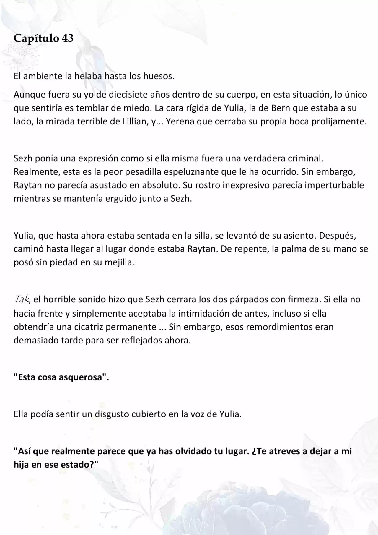 La Muñeca Amada Del Tirano. (Novela) - Capítulo 43 - Página 1 - LectorTMOo
