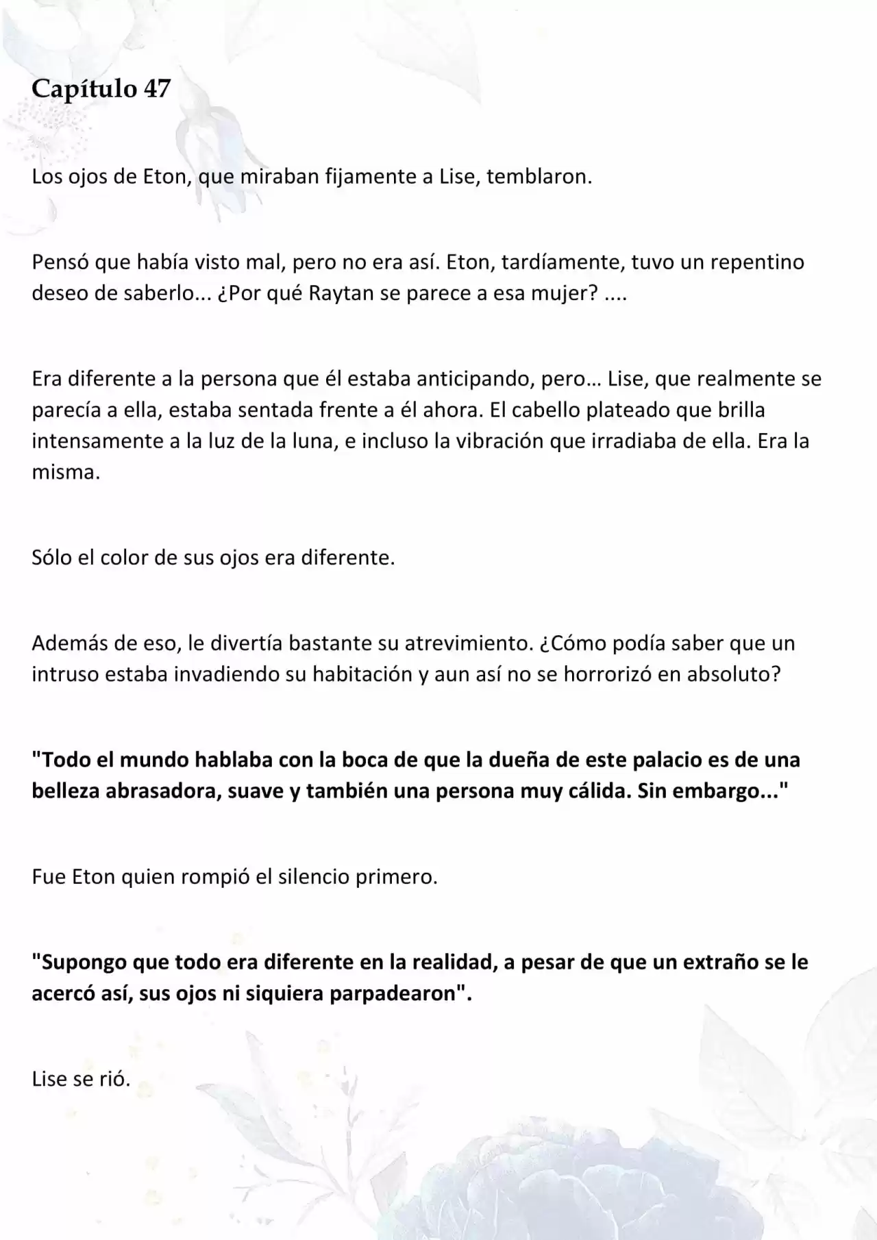La Muñeca Amada Del Tirano. (Novela) - Capítulo 47 - Página 1 - LectorTMOo