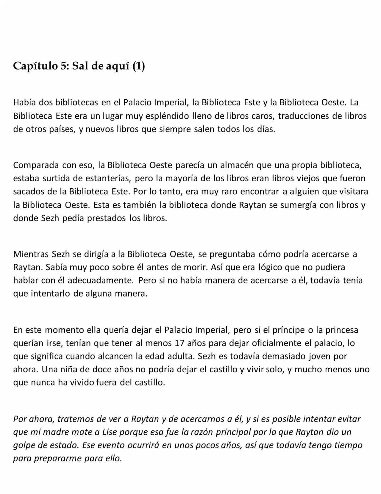 La Muñeca Amada Del Tirano. (Novela) - Capítulo 5 - Página 1 - LectorTMOo