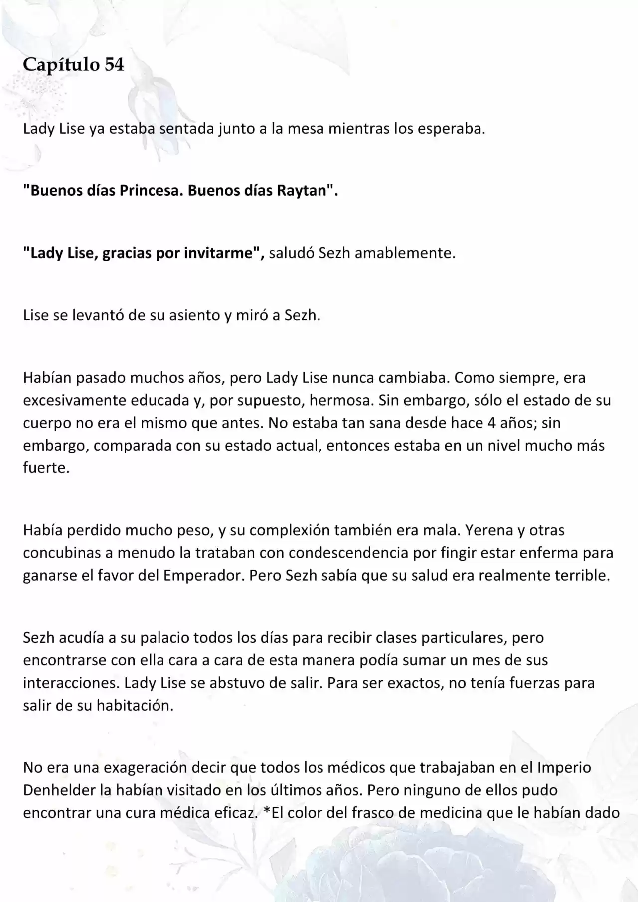 La Muñeca Amada Del Tirano. (Novela) - Capítulo 54 - Página 1 - LectorTMOo