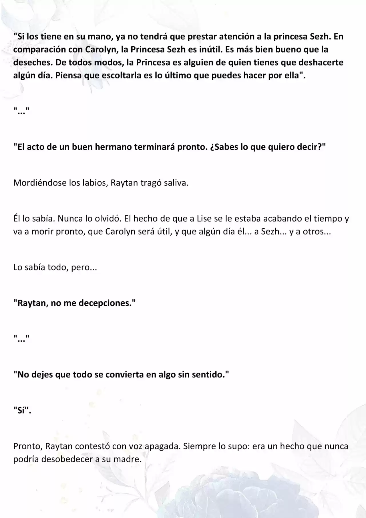 La Muñeca Amada Del Tirano. (Novela) - Capítulo 54 - Página 11 - LectorTMOo