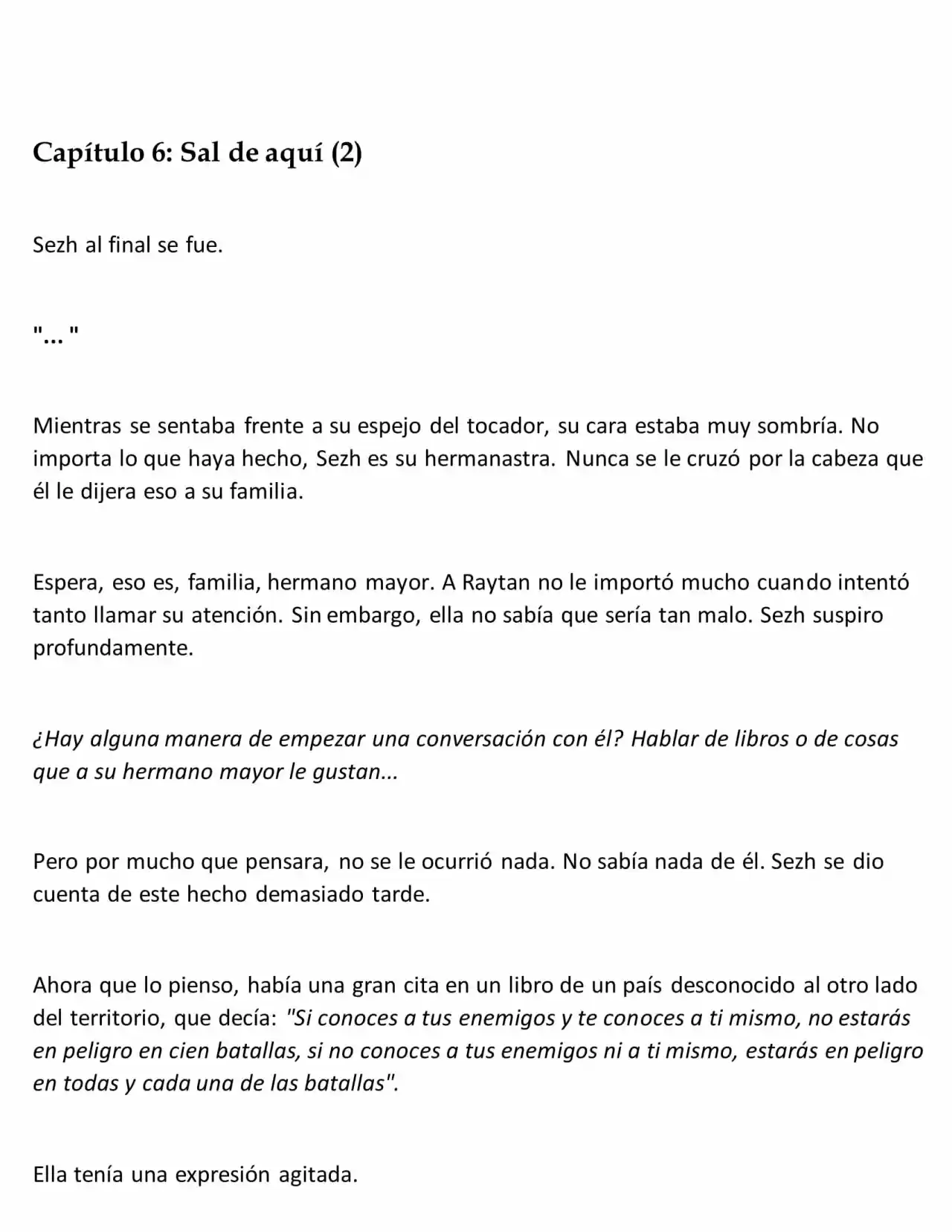 La Muñeca Amada Del Tirano. (Novela) - Capítulo 6 - Página 1 - LectorTMOo