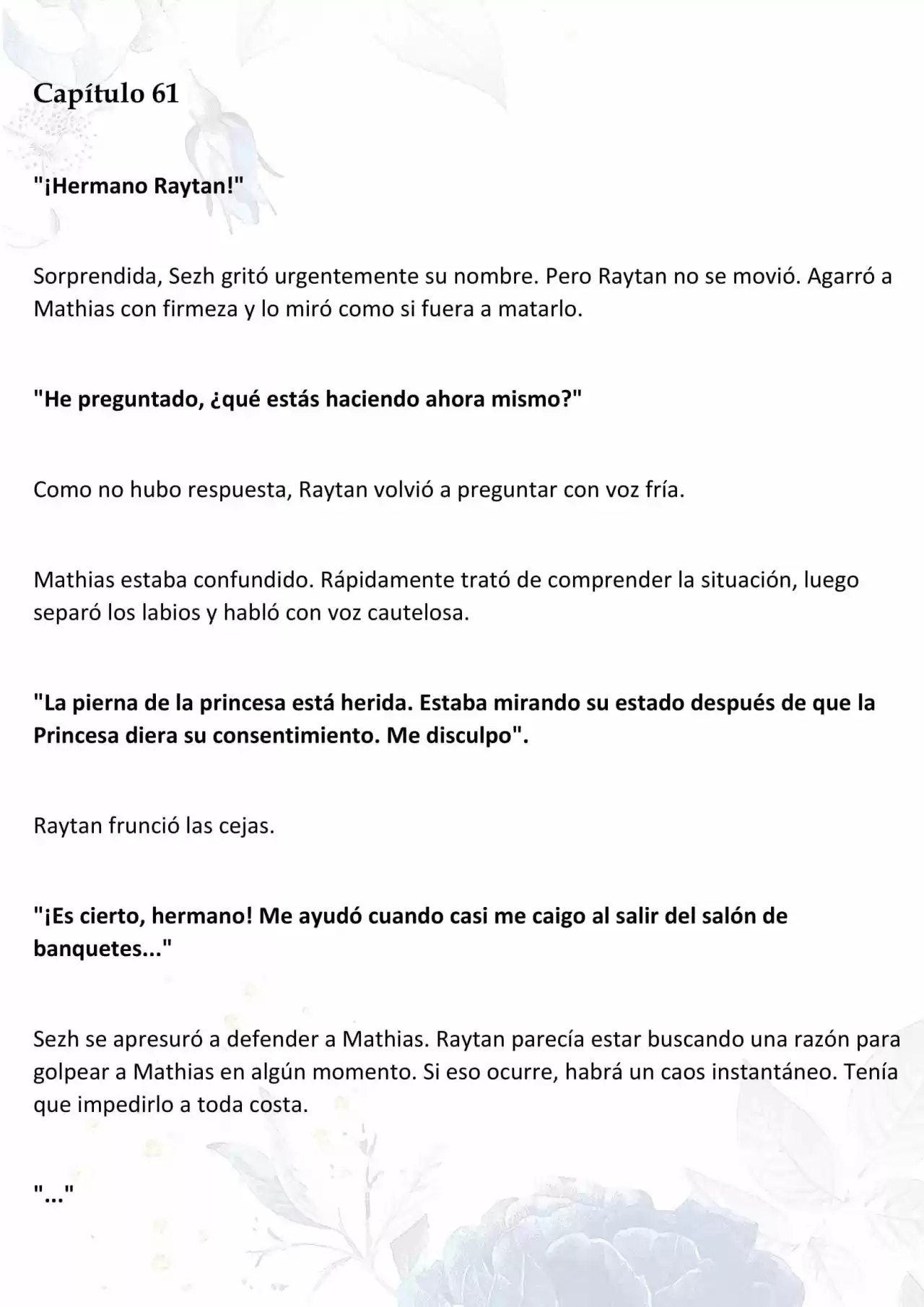 La Muñeca Amada Del Tirano. (Novela) - Capítulo 61 - Página 1 - LectorTMOo