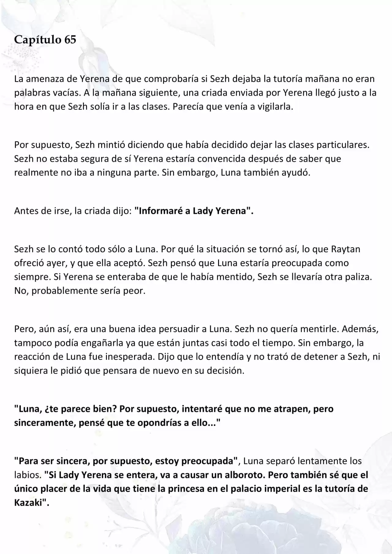 La Muñeca Amada Del Tirano. (Novela) - Capítulo 65 - Página 1 - LectorTMOo