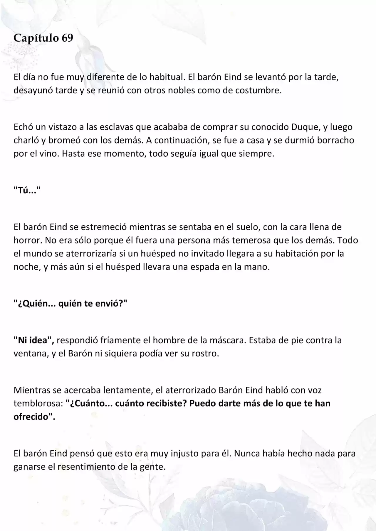 La Muñeca Amada Del Tirano. (Novela) - Capítulo 69 - Página 1 - LectorTMOo