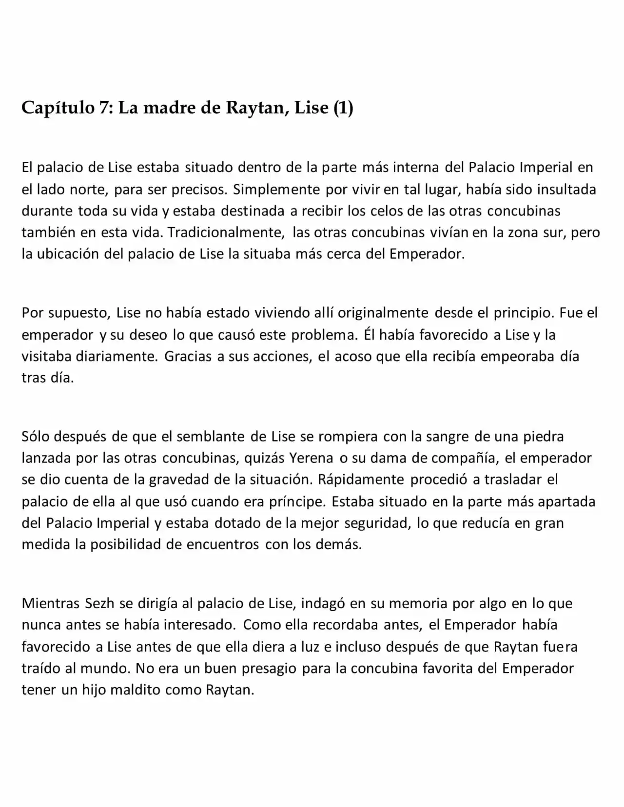 La Muñeca Amada Del Tirano. (Novela) - Capítulo 7 - Página 1 - LectorTMOo