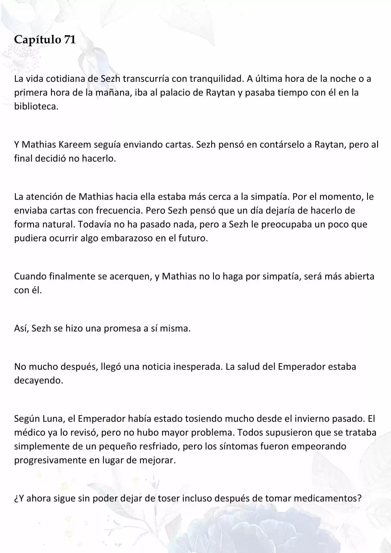 La Muñeca Amada Del Tirano. (Novela) - Capítulo 71 - Página 1 - LectorTMOo