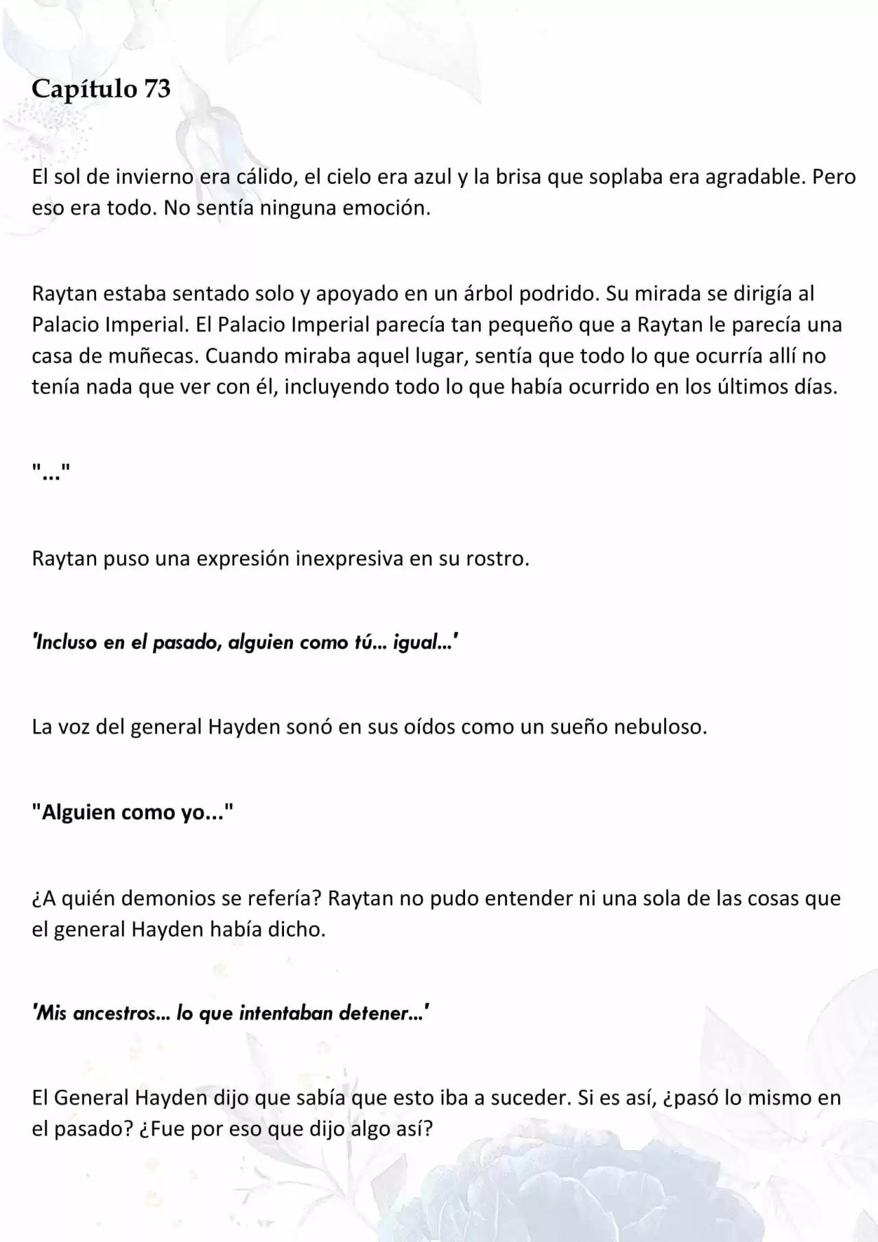 La Muñeca Amada Del Tirano. (Novela) - Capítulo 73 - Página 1 - LectorTMOo