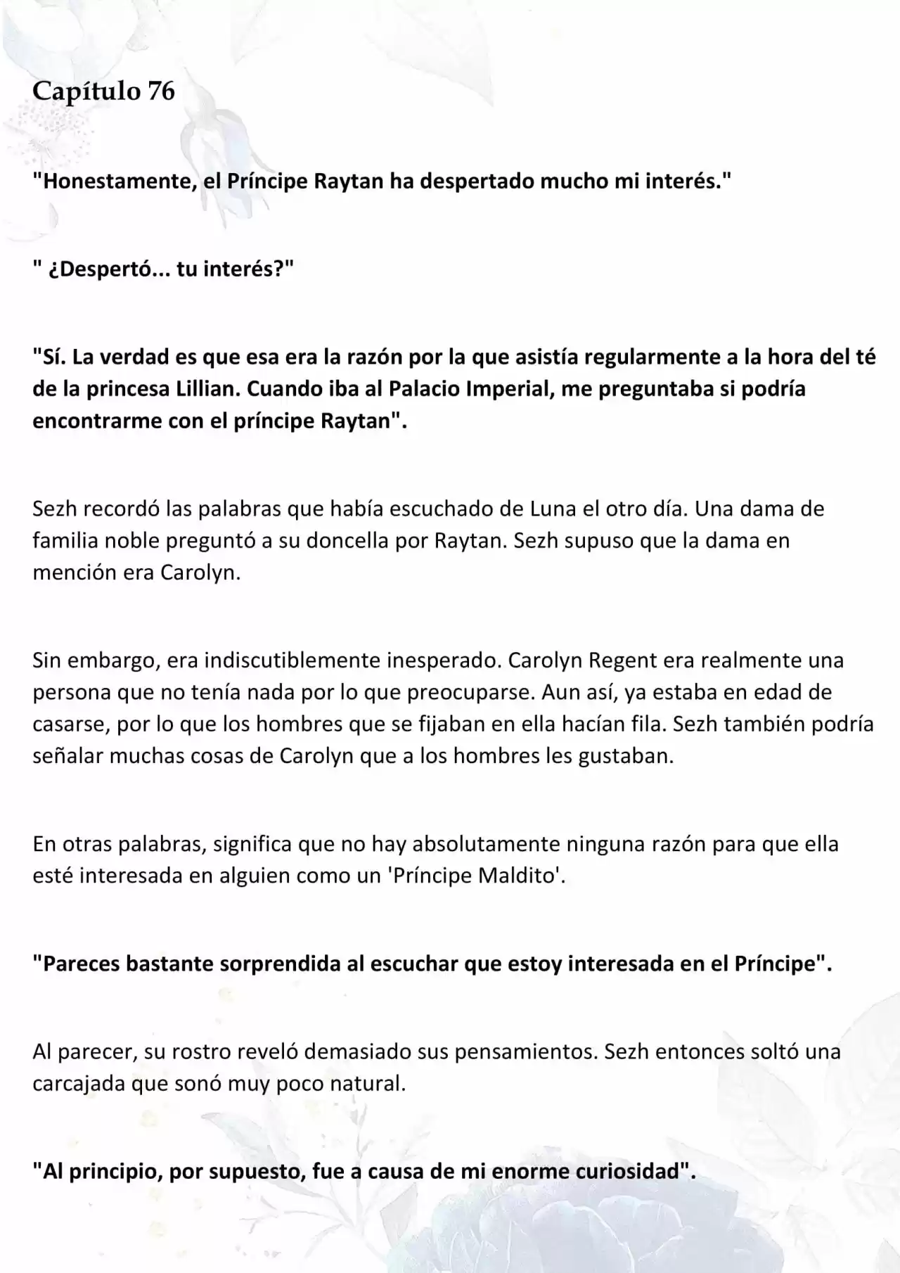 La Muñeca Amada Del Tirano. (Novela) - Capítulo 76 - Página 2 - LectorTMOo