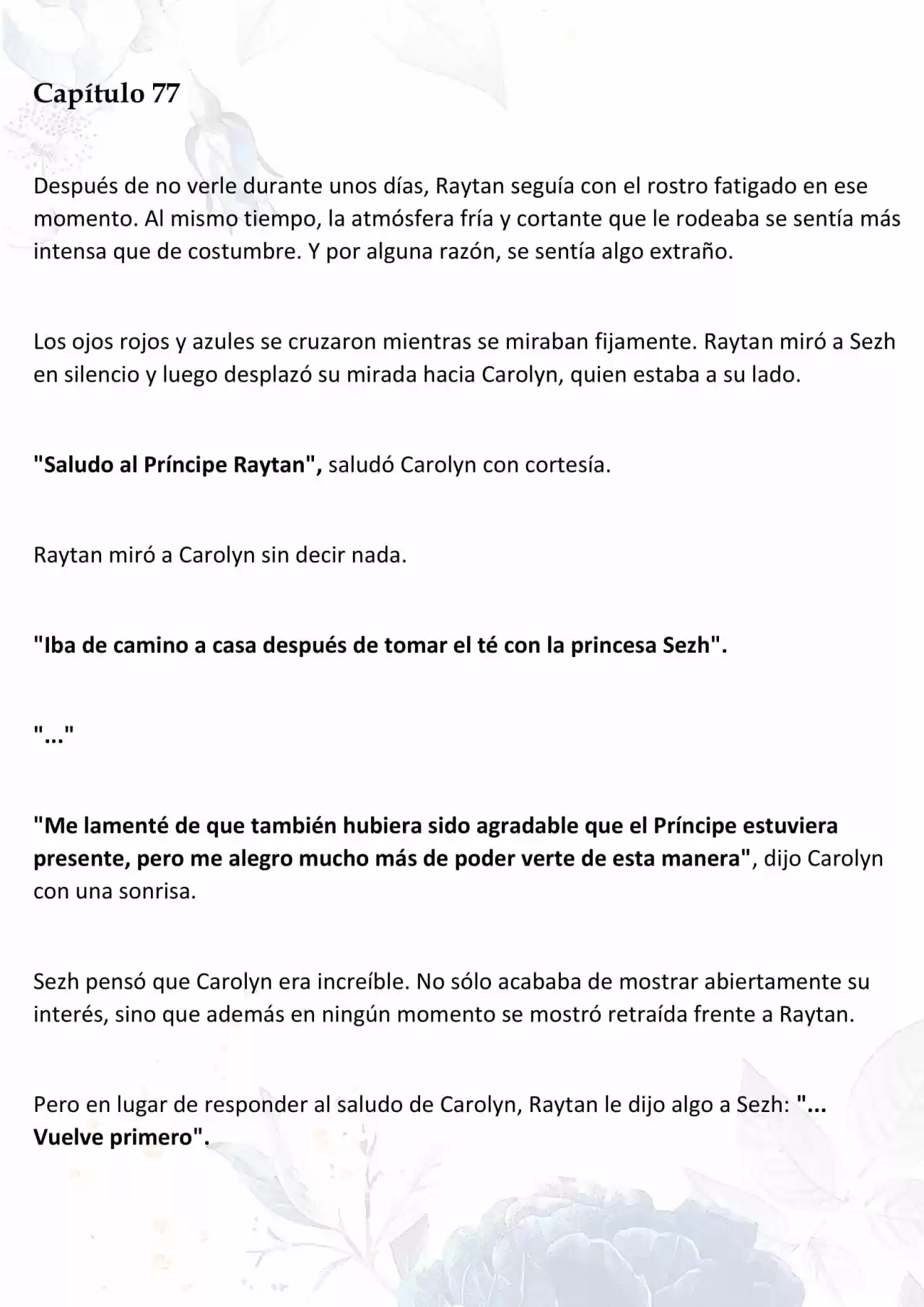 La Muñeca Amada Del Tirano. (Novela) - Capítulo 77 - Página 2 - LectorTMOo