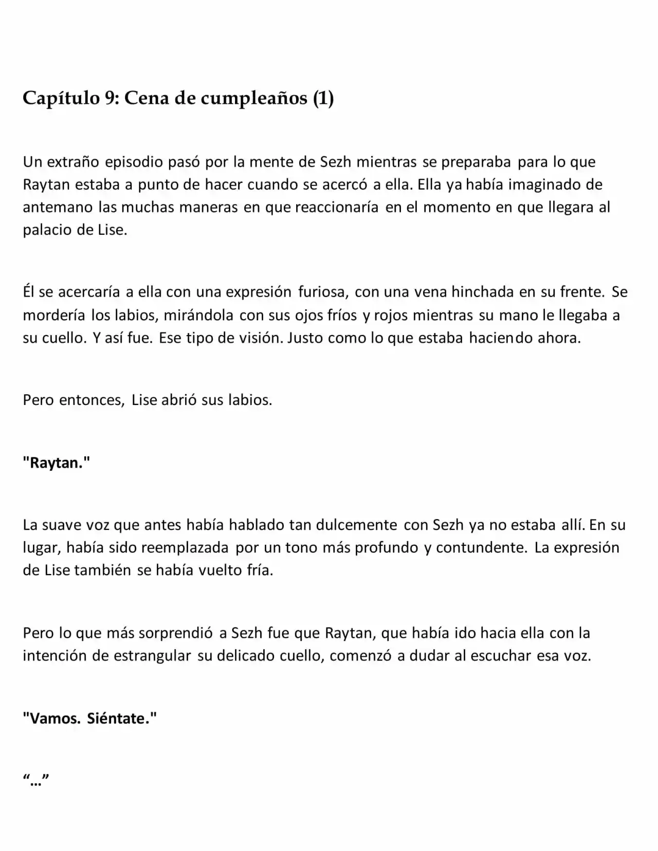 La Muñeca Amada Del Tirano. (Novela) - Capítulo 9 - Página 1 - LectorTMOo