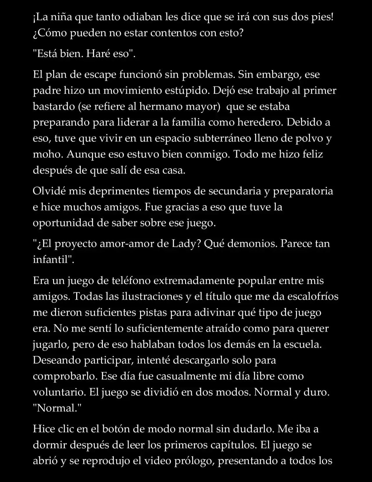 LA MUERTE ES EL ÚNICO FINAL PARA LA VILLANA (Novela) - Capítulo 1 - Página 6 - LectorTMOo
