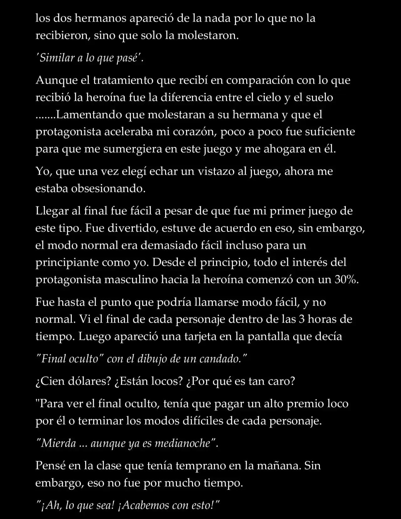 LA MUERTE ES EL ÚNICO FINAL PARA LA VILLANA (Novela) - Capítulo 1 - Página 8 - LectorTMOo