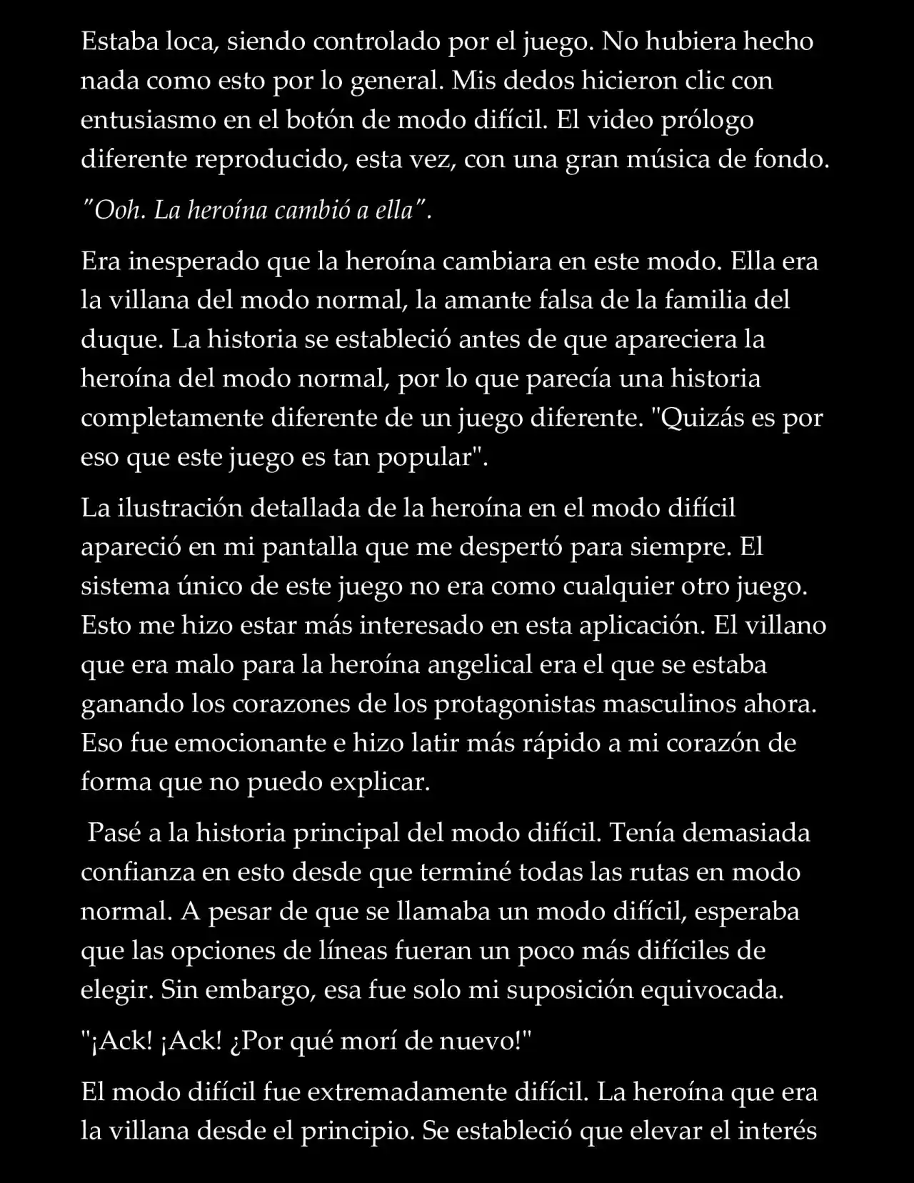 LA MUERTE ES EL ÚNICO FINAL PARA LA VILLANA (Novela) - Capítulo 1 - Página 9 - LectorTMOo