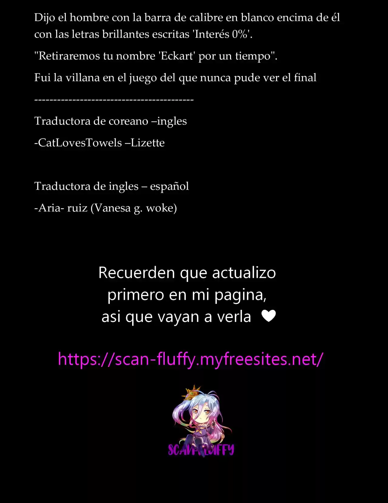 LA MUERTE ES EL ÚNICO FINAL PARA LA VILLANA (Novela) - Capítulo 1 - Página 12 - LectorTMOo