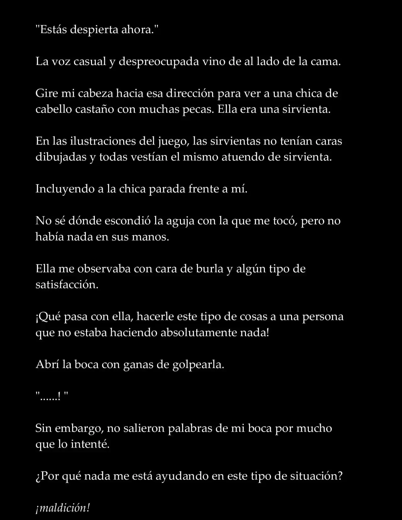 LA MUERTE ES EL ÚNICO FINAL PARA LA VILLANA (Novela) - Capítulo 2 - Página 4 - LectorTMOo