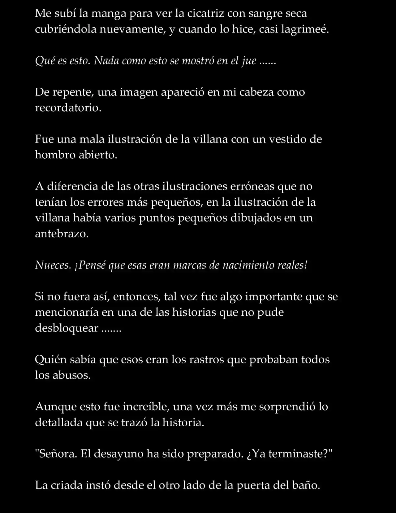 LA MUERTE ES EL ÚNICO FINAL PARA LA VILLANA (Novela) - Capítulo 2 - Página 6 - LectorTMOo