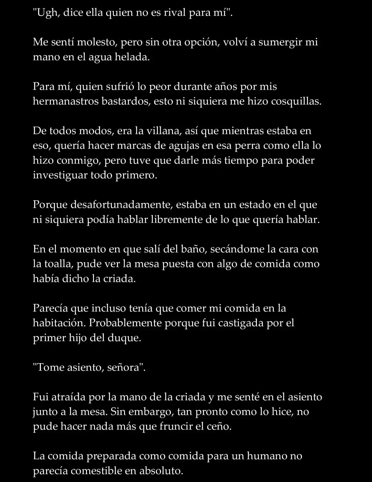 LA MUERTE ES EL ÚNICO FINAL PARA LA VILLANA (Novela) - Capítulo 2 - Página 7 - LectorTMOo