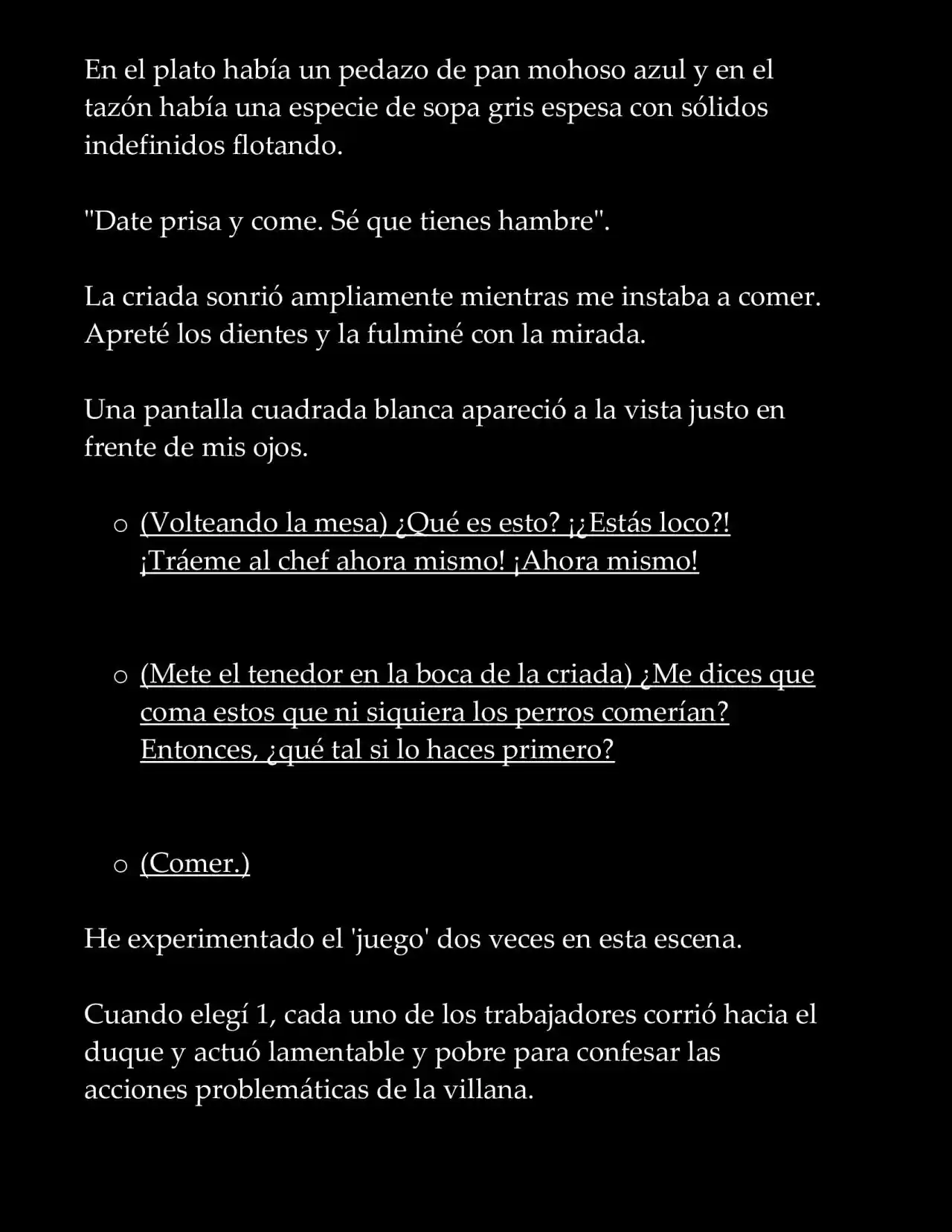 LA MUERTE ES EL ÚNICO FINAL PARA LA VILLANA (Novela) - Capítulo 2 - Página 8 - LectorTMOo