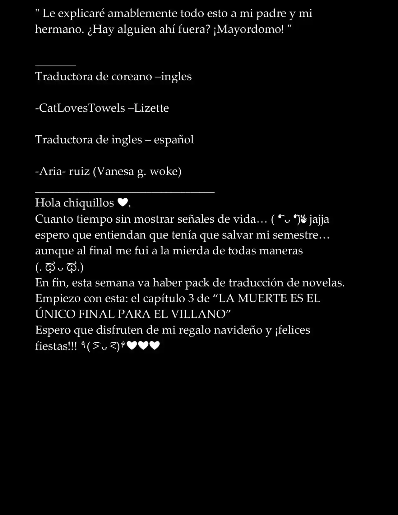 LA MUERTE ES EL ÚNICO FINAL PARA LA VILLANA (Novela) - Capítulo 2 - Página 15 - LectorTMOo