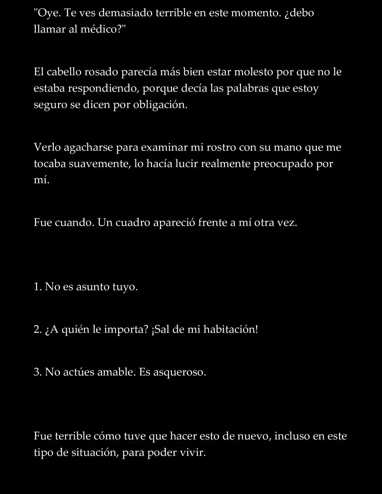 LA MUERTE ES EL ÚNICO FINAL PARA LA VILLANA (Novela) - Capítulo 3 - Página 5 - LectorTMOo