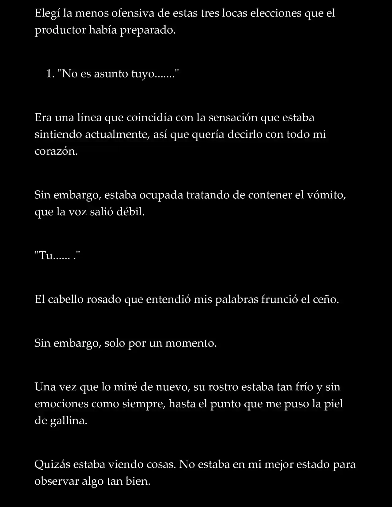 LA MUERTE ES EL ÚNICO FINAL PARA LA VILLANA (Novela) - Capítulo 3 - Página 6 - LectorTMOo