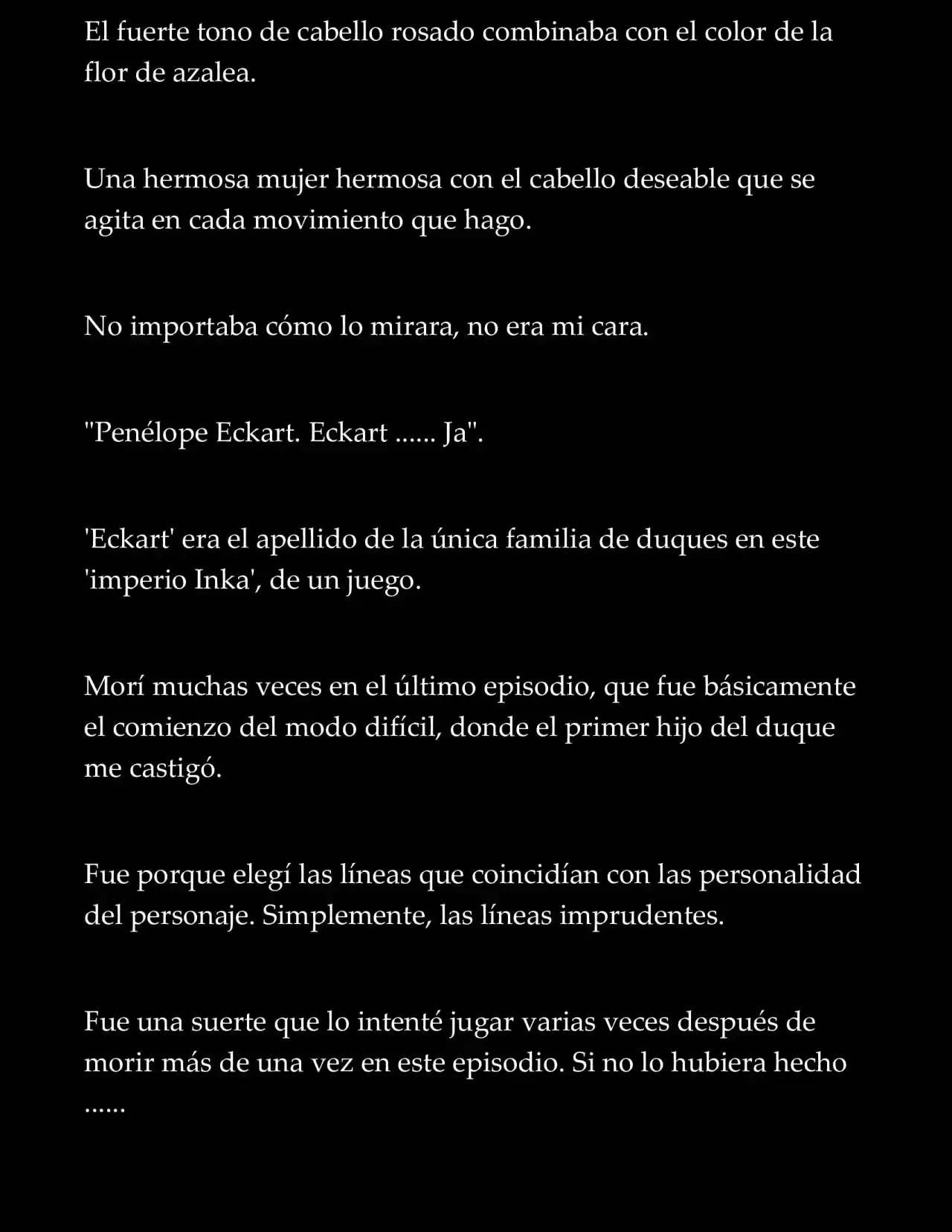 LA MUERTE ES EL ÚNICO FINAL PARA LA VILLANA (Novela) - Capítulo 3 - Página 9 - LectorTMOo