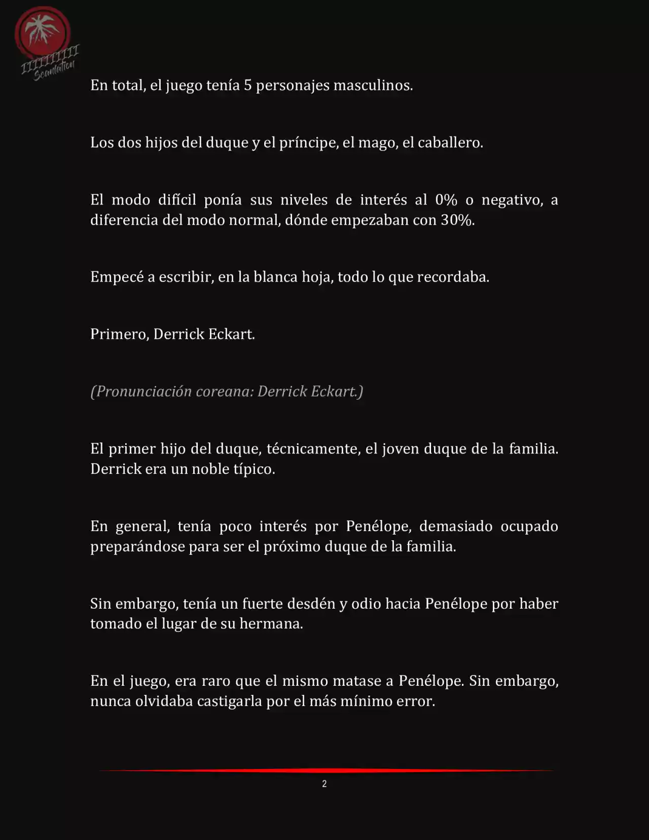 LA MUERTE ES EL ÚNICO FINAL PARA LA VILLANA (Novela) - Capítulo 4 - Página 2 - LectorTMOo
