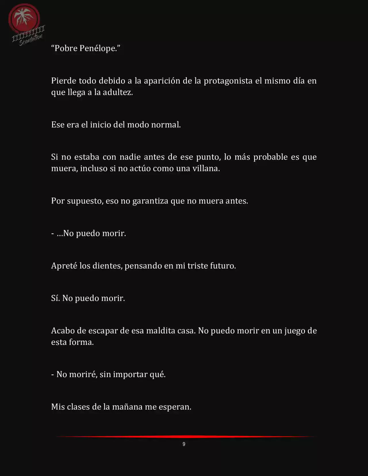 LA MUERTE ES EL ÚNICO FINAL PARA LA VILLANA (Novela) - Capítulo 4 - Página 9 - LectorTMOo