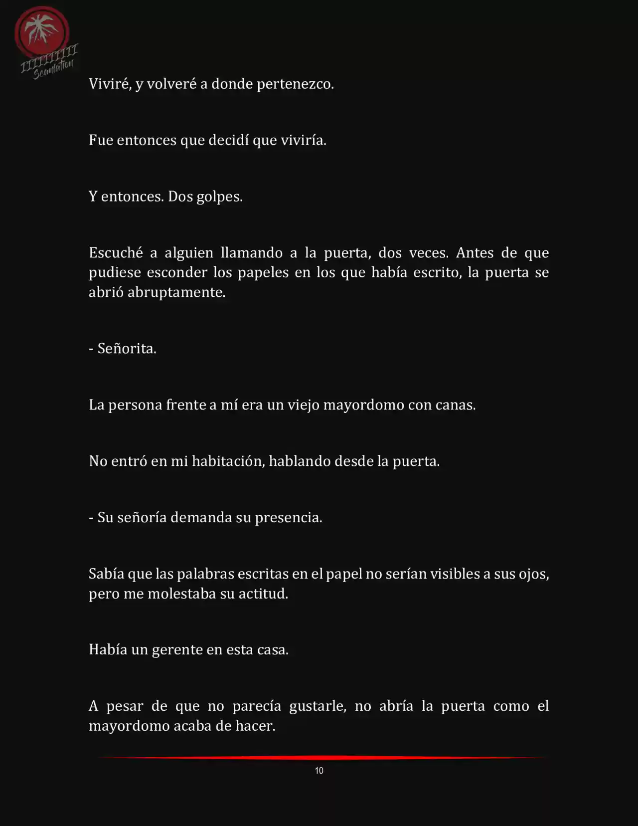 LA MUERTE ES EL ÚNICO FINAL PARA LA VILLANA (Novela) - Capítulo 4 - Página 10 - LectorTMOo