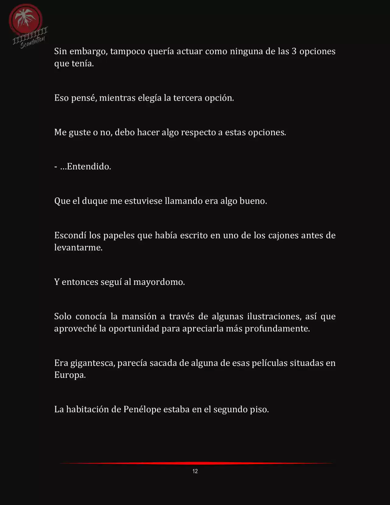 LA MUERTE ES EL ÚNICO FINAL PARA LA VILLANA (Novela) - Capítulo 4 - Página 12 - LectorTMOo
