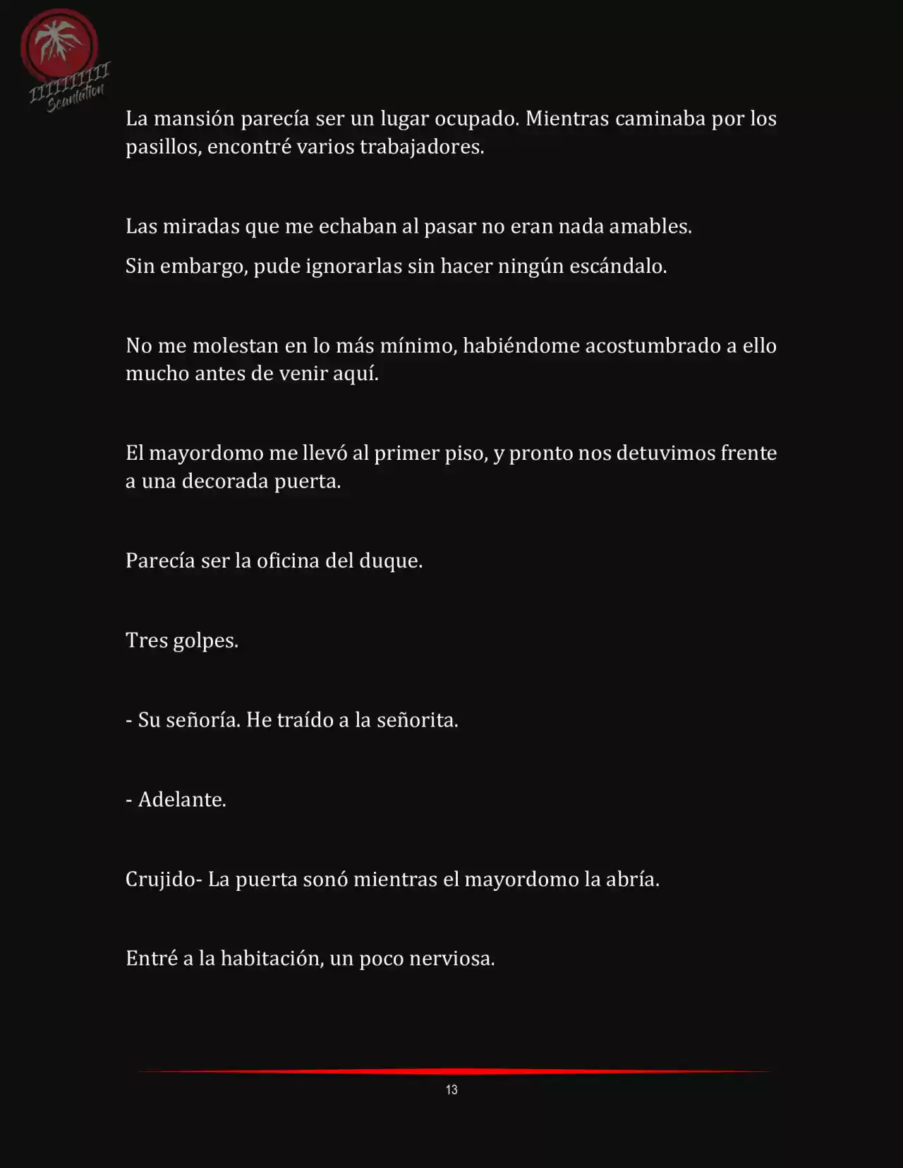 LA MUERTE ES EL ÚNICO FINAL PARA LA VILLANA (Novela) - Capítulo 4 - Página 13 - LectorTMOo