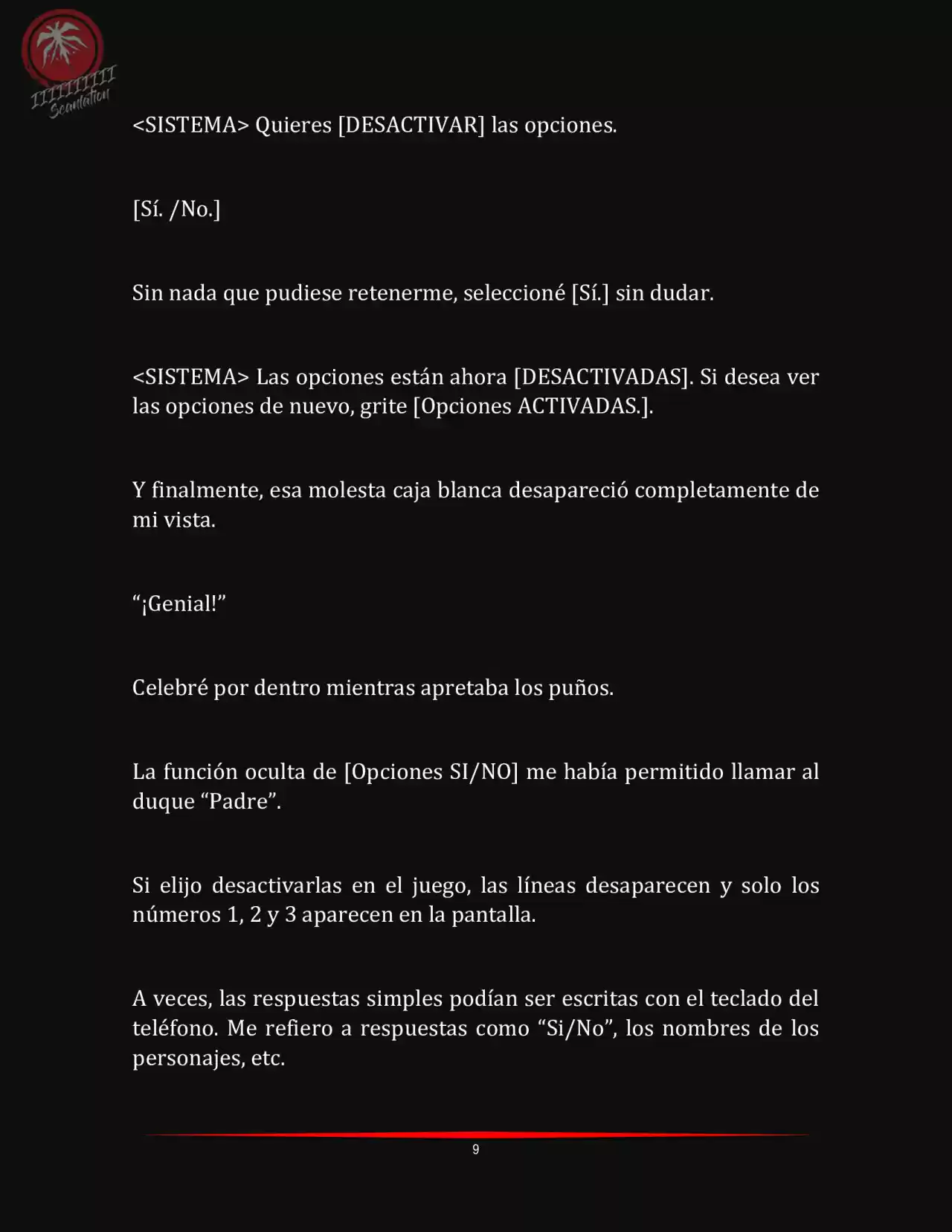LA MUERTE ES EL ÚNICO FINAL PARA LA VILLANA (Novela) - Capítulo 5 - Página 9 - LectorTMOo