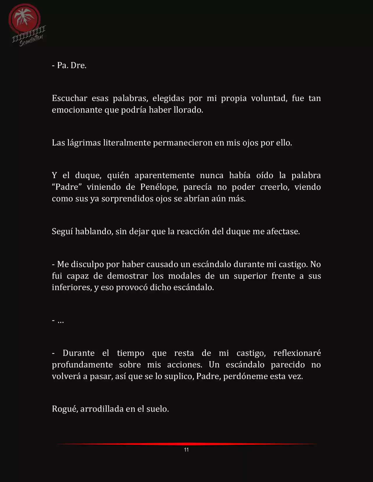 LA MUERTE ES EL ÚNICO FINAL PARA LA VILLANA (Novela) - Capítulo 5 - Página 11 - LectorTMOo