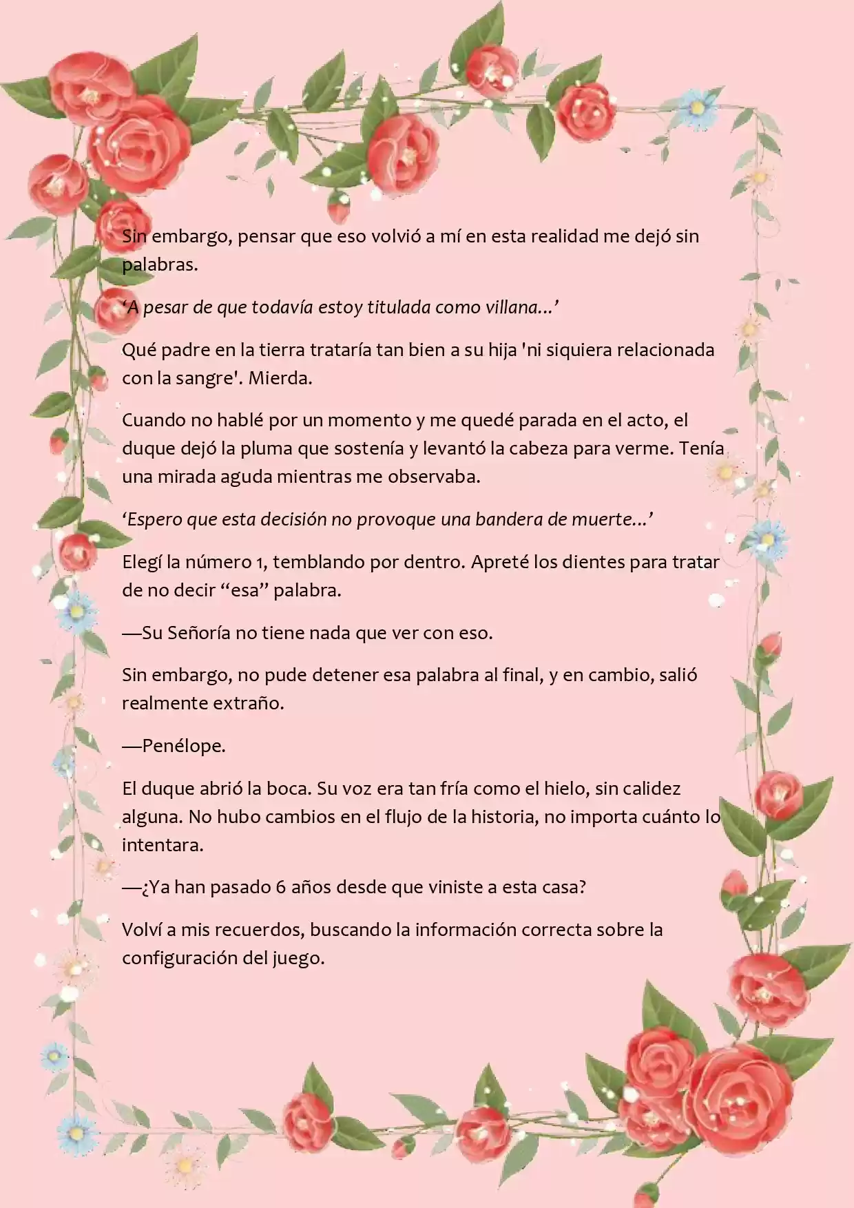 LA MUERTE ES EL ÚNICO FINAL PARA LA VILLANA (Novela) - Capítulo 6 - Página 4 - LectorTMOo
