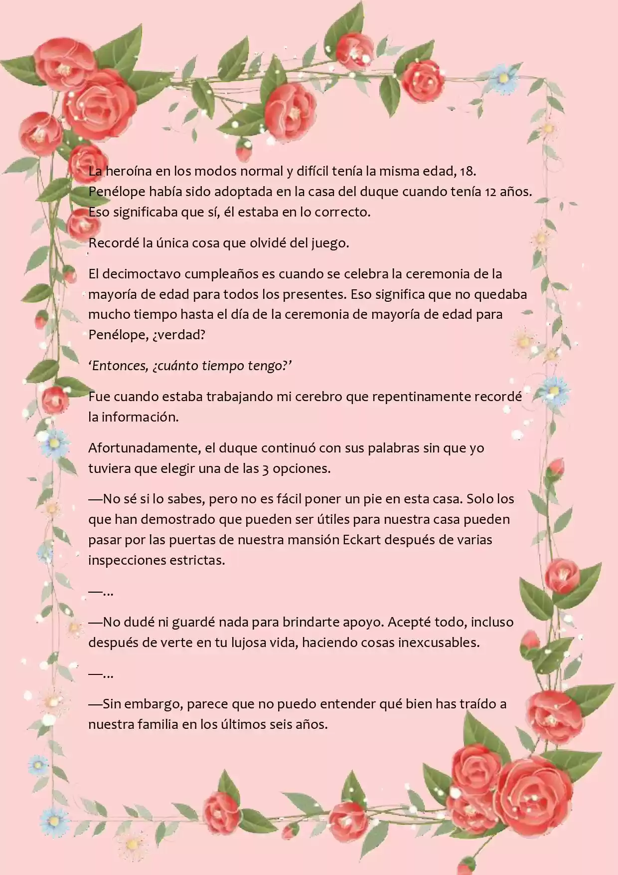 LA MUERTE ES EL ÚNICO FINAL PARA LA VILLANA (Novela) - Capítulo 6 - Página 5 - LectorTMOo
