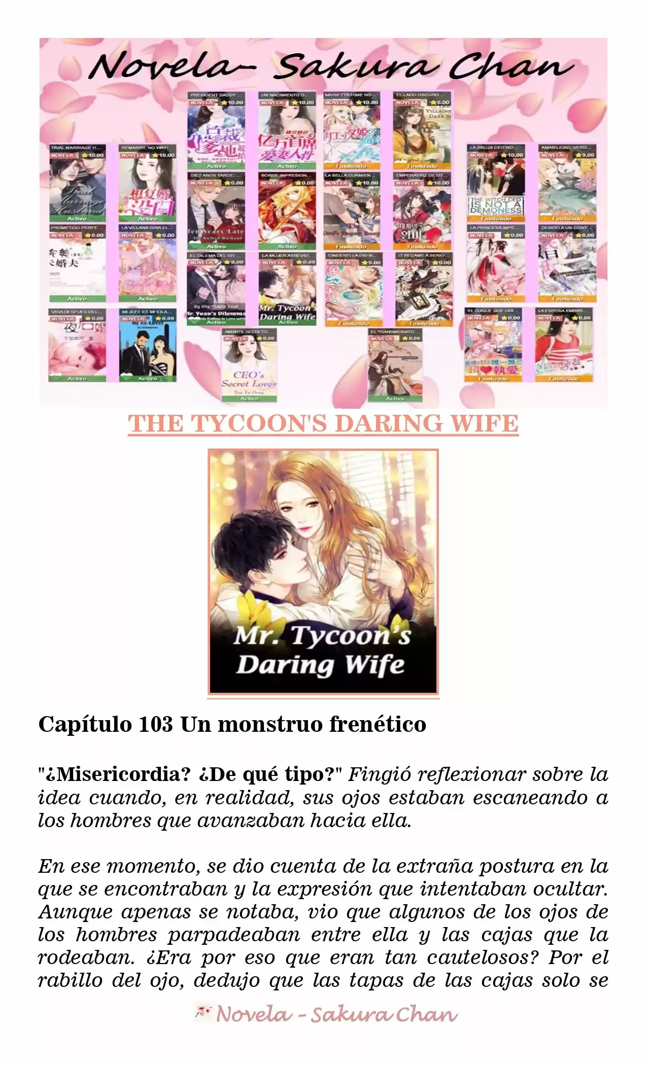 La Mujer Atrevida Del Magnate (Novela) - Capítulo 103 - Página 1 - LectorTMOo