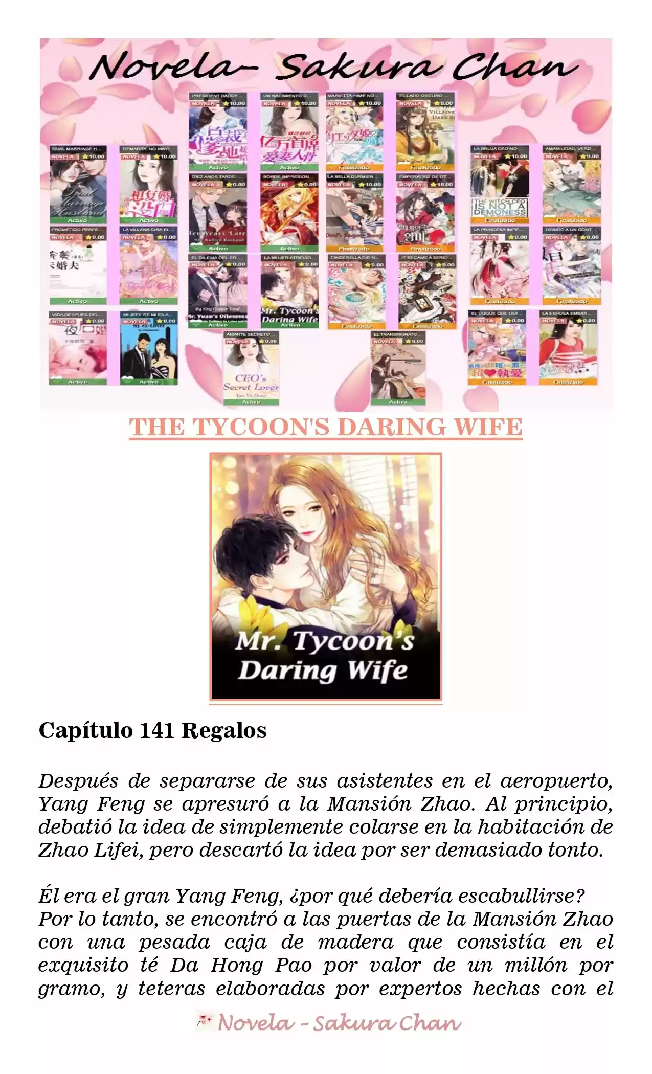 La Mujer Atrevida Del Magnate (Novela) - Capítulo 141 - Página 1 - LectorTMOo
