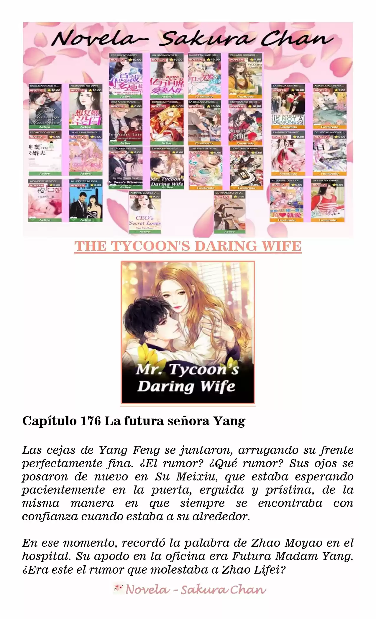 La Mujer Atrevida Del Magnate (Novela) - Capítulo 176 - Página 1 - LectorTMOo