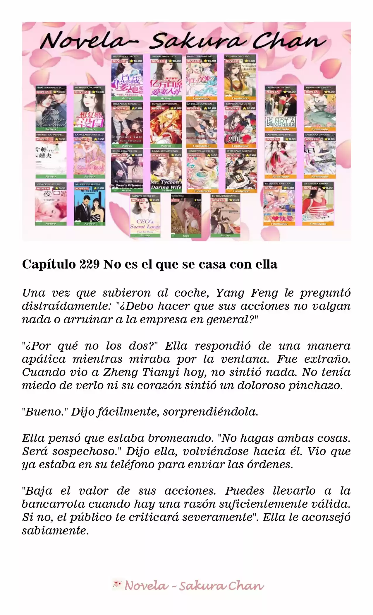 La Mujer Atrevida Del Magnate (Novela) - Capítulo 229 - Página 2 - LectorTMOo
