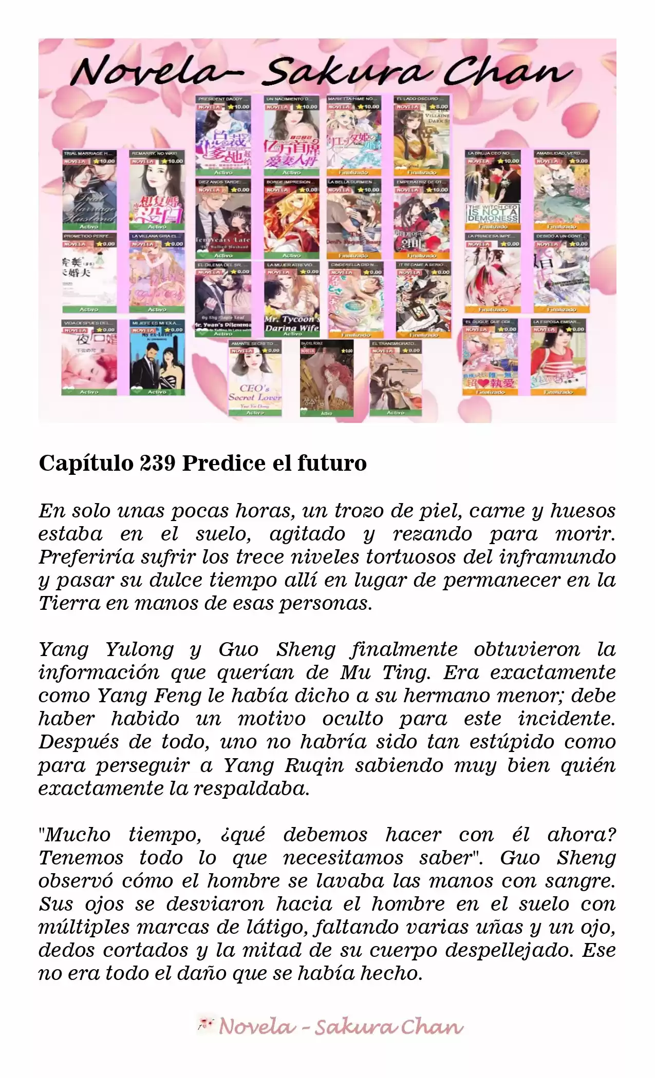 La Mujer Atrevida Del Magnate (Novela) - Capítulo 239 - Página 2 - LectorTMOo