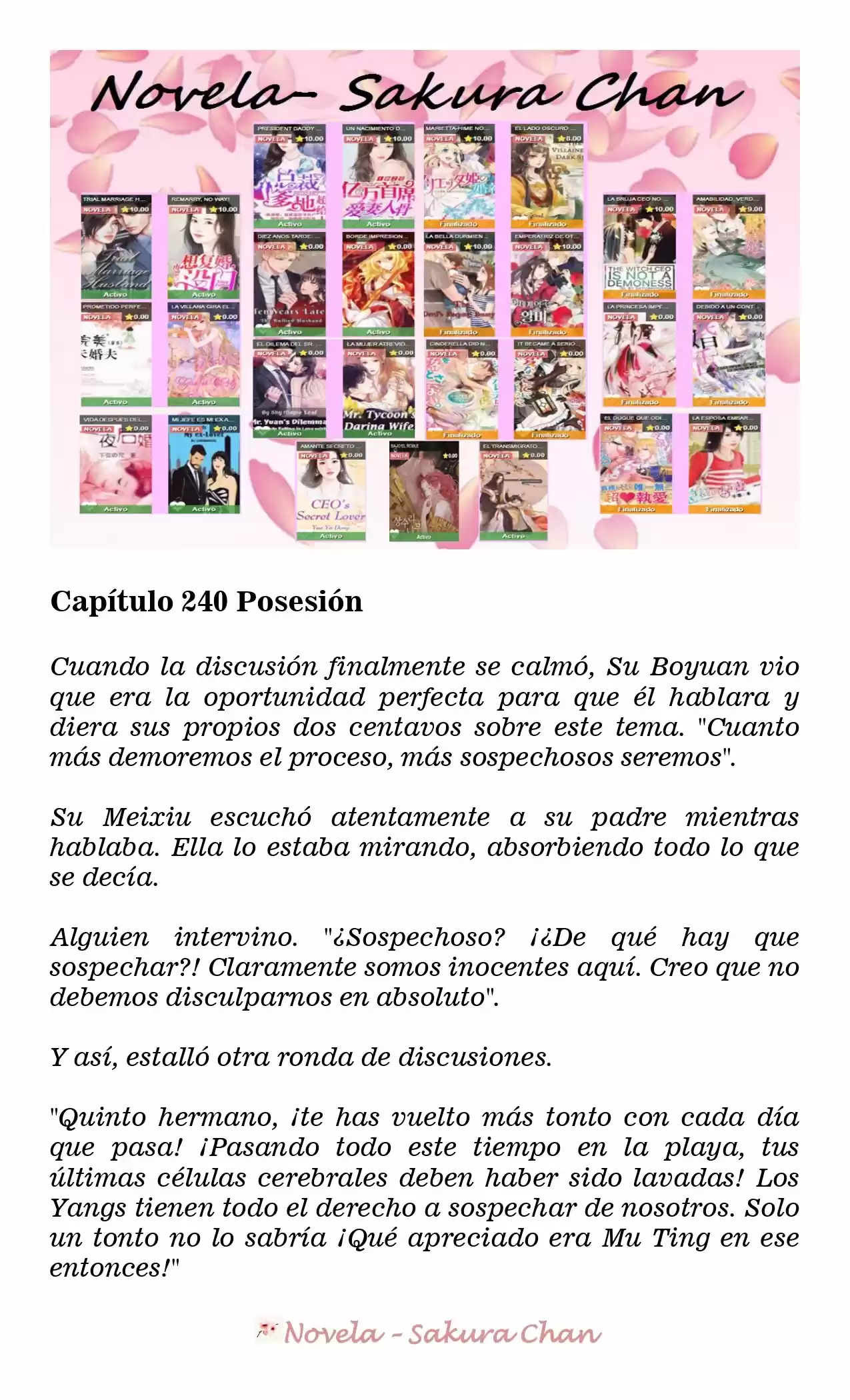 La Mujer Atrevida Del Magnate (Novela) - Capítulo 240 - Página 2 - LectorTMOo