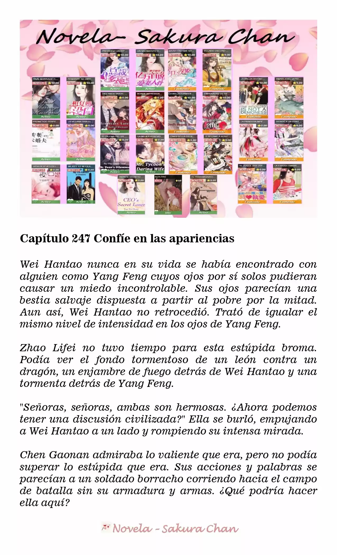 La Mujer Atrevida Del Magnate (Novela) - Capítulo 247 - Página 2 - LectorTMOo