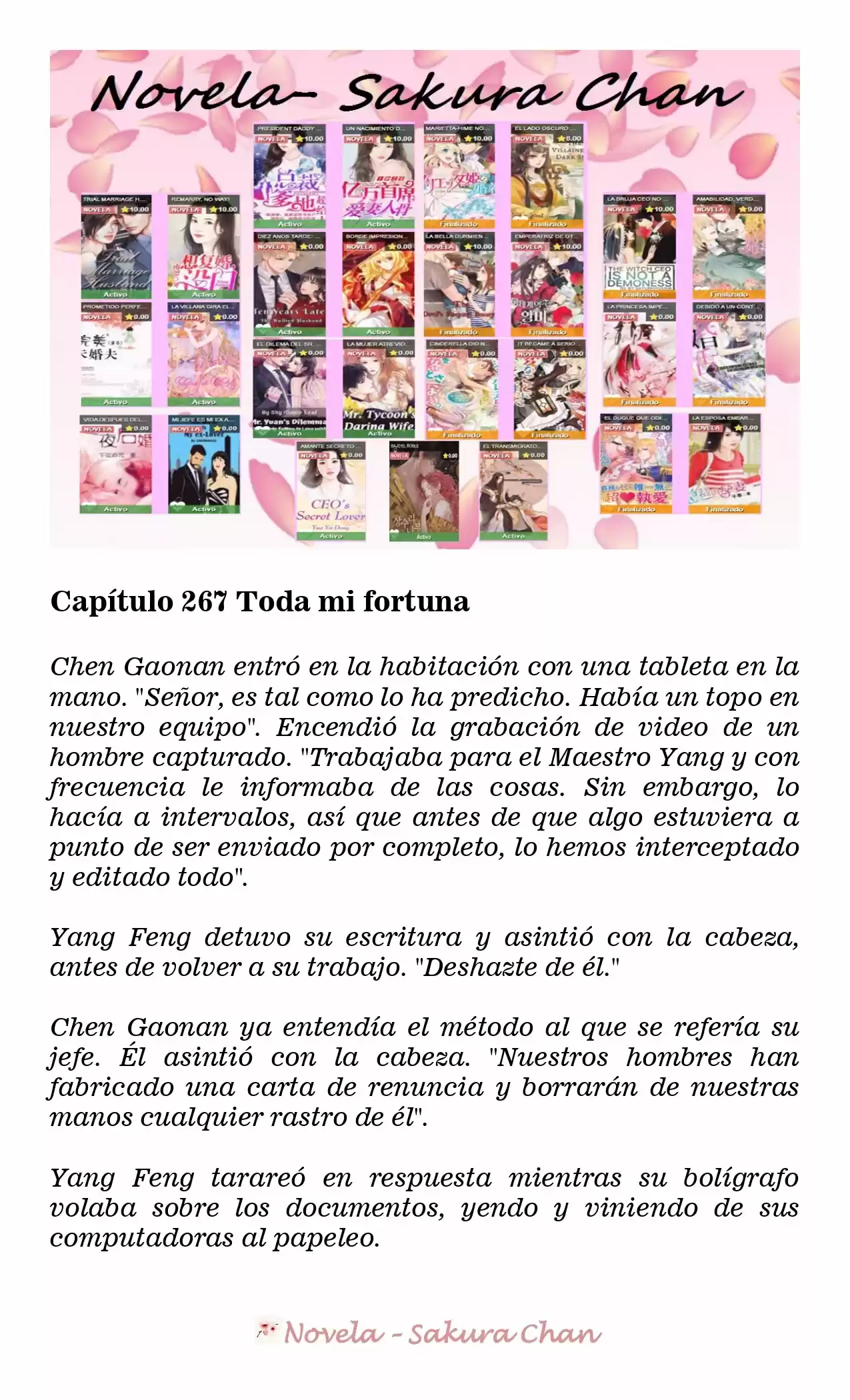 La Mujer Atrevida Del Magnate (Novela) - Capítulo 267 - Página 2 - LectorTMOo