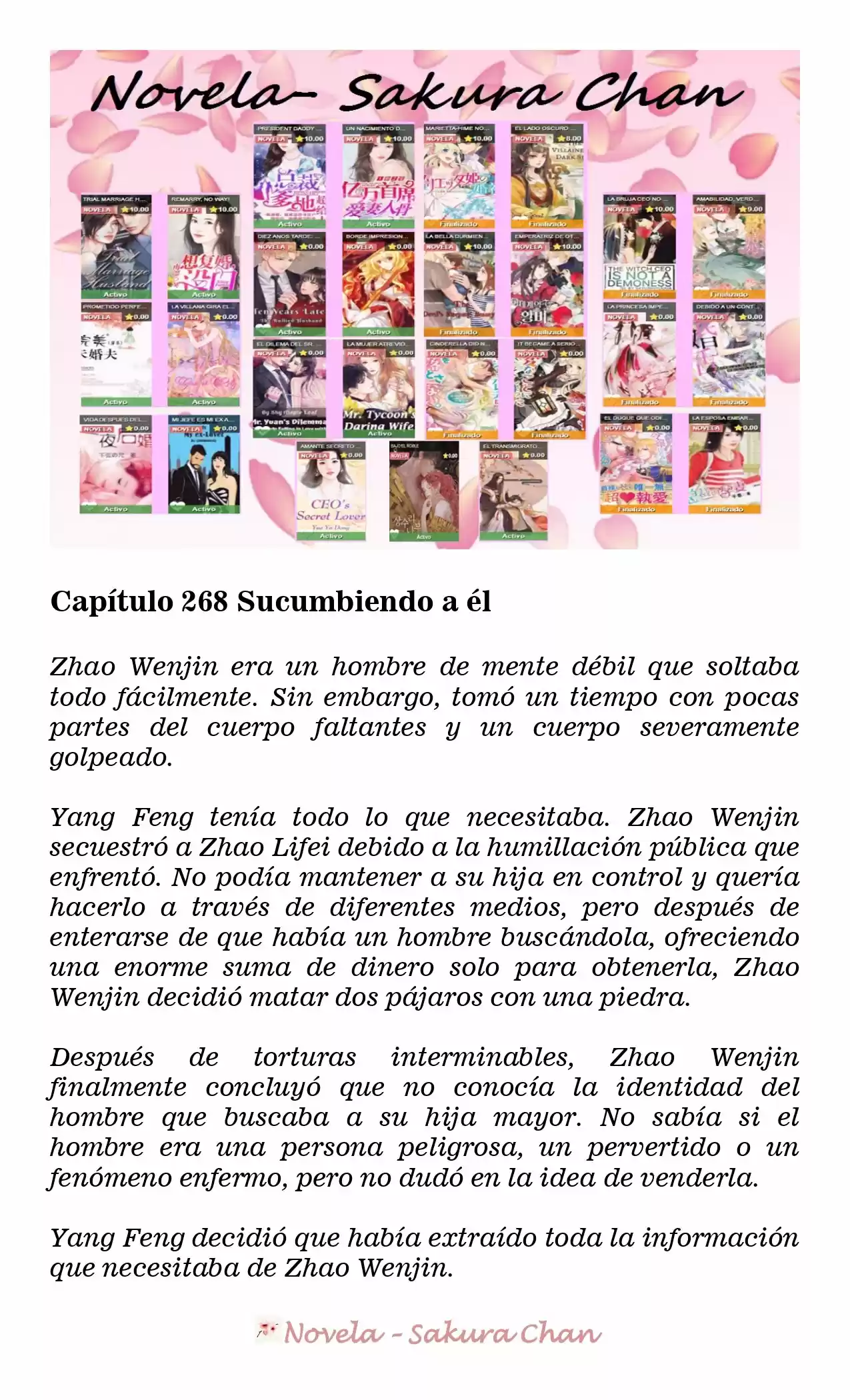 La Mujer Atrevida Del Magnate (Novela) - Capítulo 268 - Página 2 - LectorTMOo