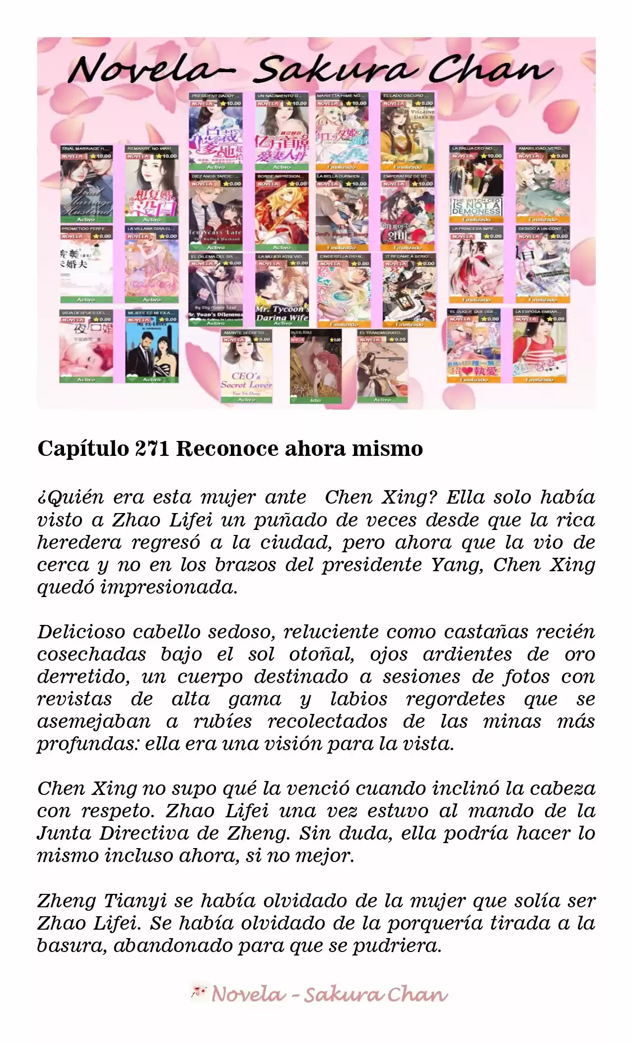 La Mujer Atrevida Del Magnate (Novela) - Capítulo 271 - Página 2 - LectorTMOo