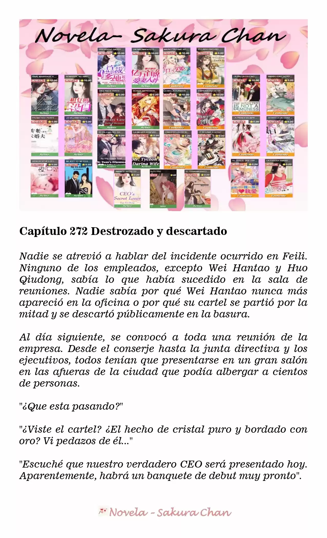 La Mujer Atrevida Del Magnate (Novela) - Capítulo 272 - Página 2 - LectorTMOo