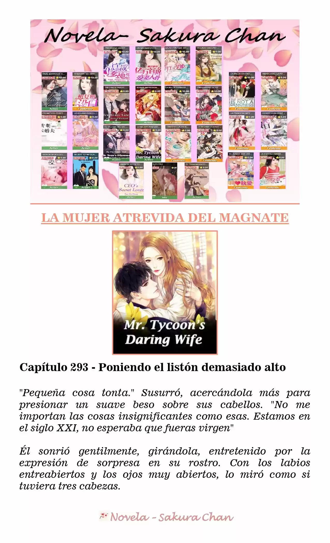 La Mujer Atrevida Del Magnate (Novela) - Capítulo 293 - Página 1 - LectorTMOo